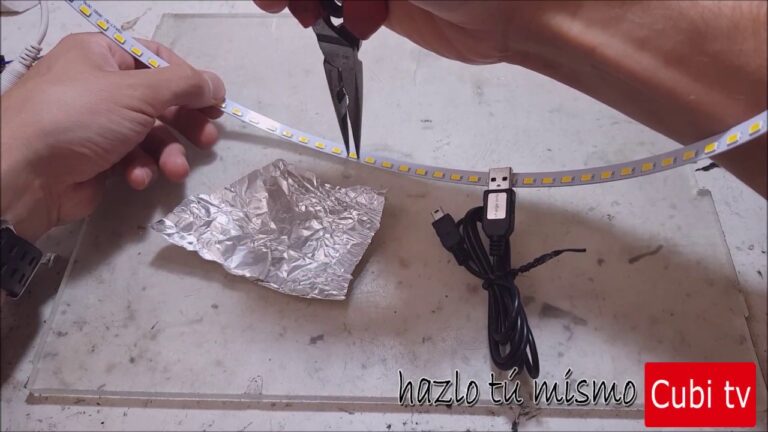 Cómo reparar tiras de luces LED