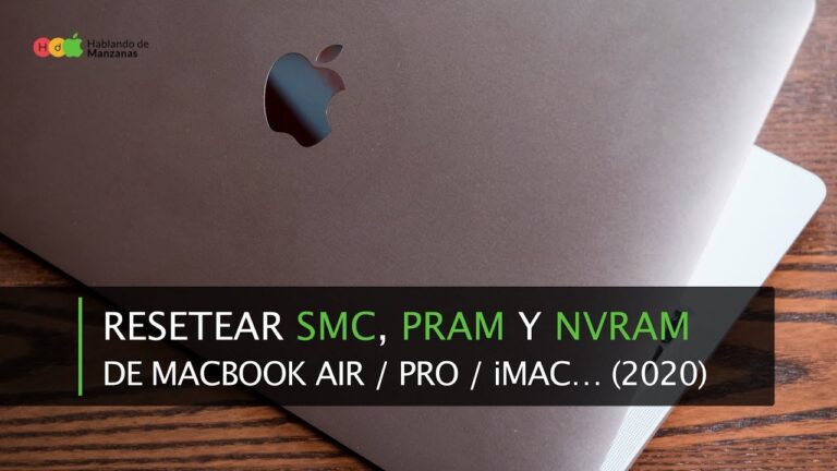 Cómo restablecer el SMC PRAM y NVRAM en una laptop Mac