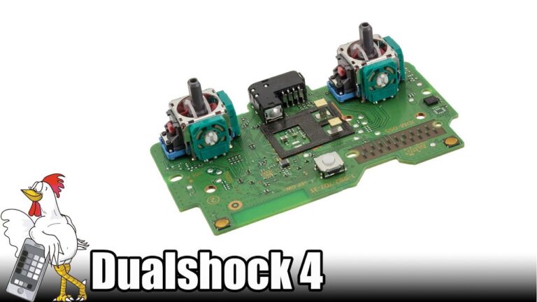 Desensamblaje de la placa base del controlador DualShock 4