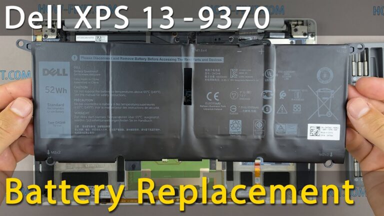 Reemplazo de la batería de la Dell XPS 13