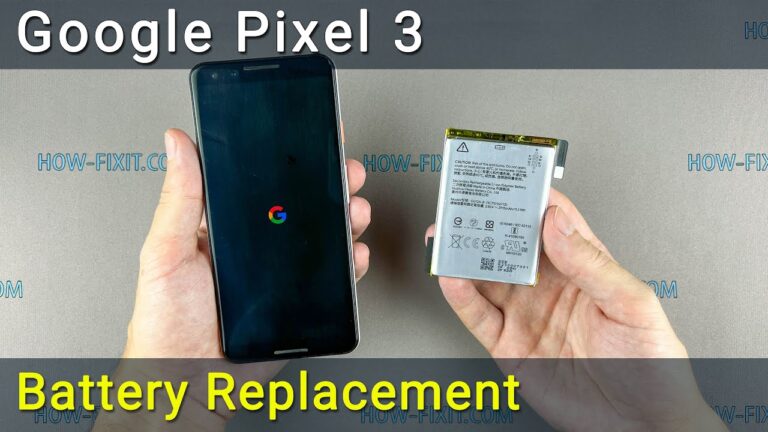Reemplazo de la batería del Google Pixel 3