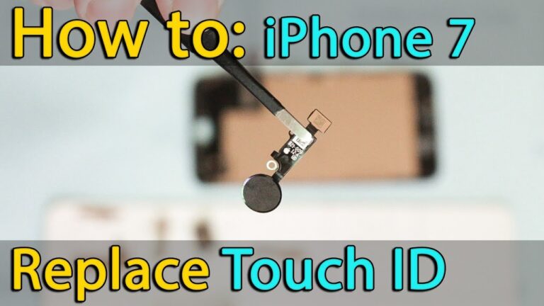 Reemplazo de la batería del iPhone 7 Home-Touch ID Sensor