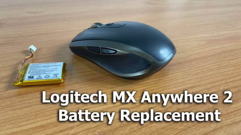 Reemplazo de la batería del ratón Logitech MX Anywhere 2S