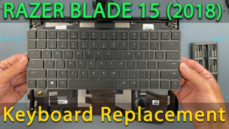 Reemplazo del teclado del Razer Blade 15